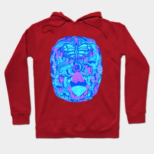 Blue Metamorphosis Wave of Thoughts Hoodie